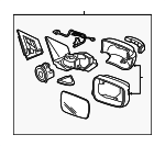 76250STXA12ZF - : Mirror Assembly for Acura Image