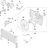 256312M810 - Cooling System: Water Inlet for Hyundai Image