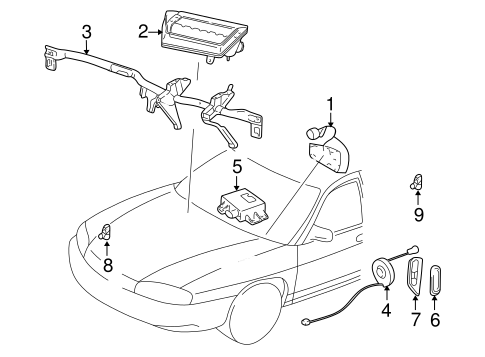 Air Bag Components for 2001 Chevrolet Impala | OEM Parts Online