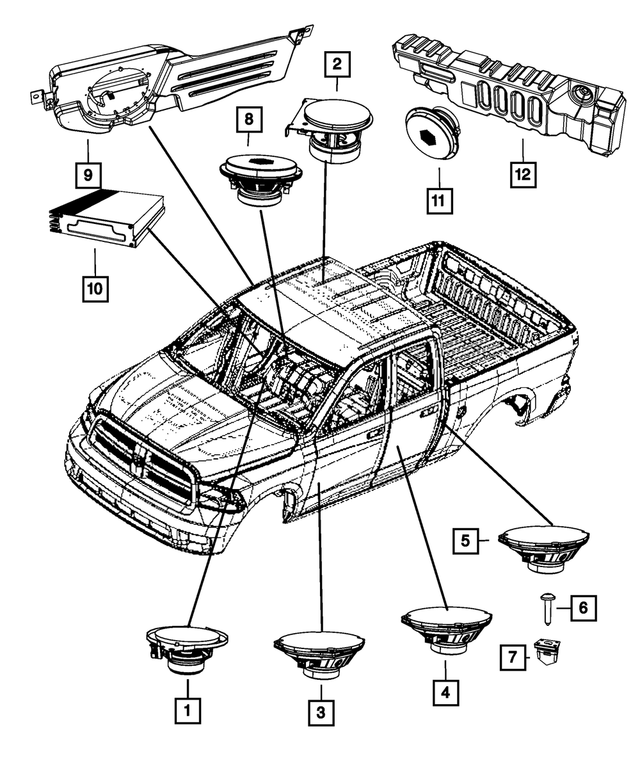 5064418AN - Electrical: Amplifier for Mopar Image image
