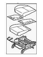 64139VA120VH - Body: Cushion Assembly for Subaru: WRX, WRX STI Image