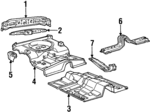 E3ZZ6140320A - Body: Rear Body Panel for Ford: Mustang Image
