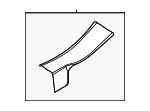LJ8Z5813228AA - Body: Rear Sill Plate for Ford Image