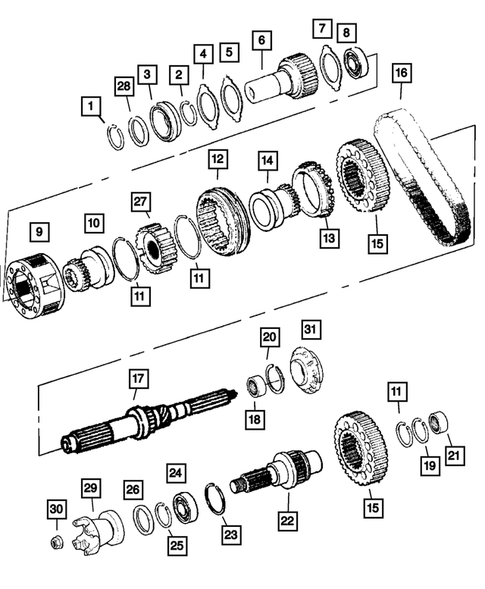 Gear Train for 2003 Dodge Ram 2500 #0