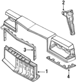 25509386 - Body: Grille for Buick: Electra, LeSabre Image
