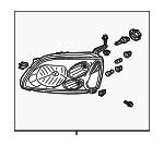 8301C399 - : Headlamp Assembly for Mitsubishi: Galant Image