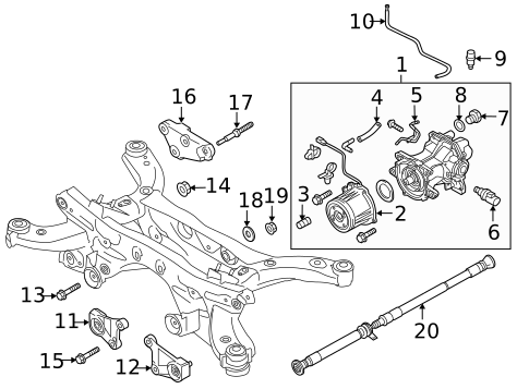 Axle & Differential for 2018 Mazda CX-5 #1