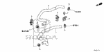 79746S5A003 - Electrical/Exhaust/Heater/Fuel: CLAMP, HEATER HOSE (NATURAL) for Honda Image