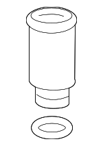 12582073 - Engine: Filler Tube for Buick: Lucerne, Rendezvous, Terraza | Chevrolet: Impala, Malibu, Monte Carlo, Uplander | Pontiac: G6, Montana, Torrent | Saturn: Aura, Relay, Vue Image