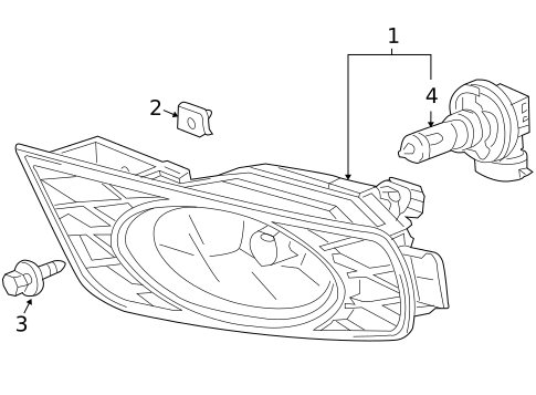 Bulbs - Chassis for 2008 Honda Odyssey #1