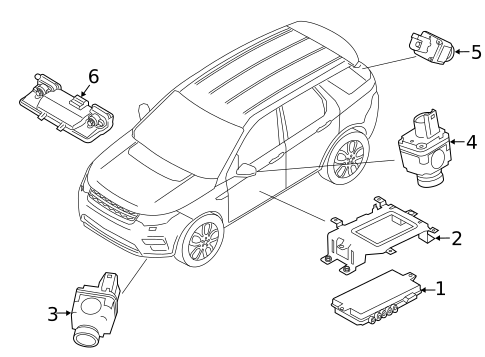 Electrical Components for 2021 Land Rover Discovery Sport #2