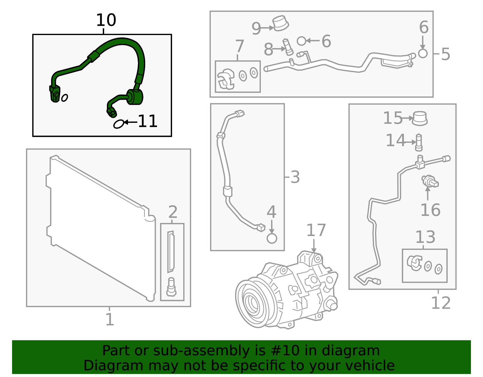 88715-48310 - High-Quality A/C Refrigerant Discharge Hose for 2024-2025 ...