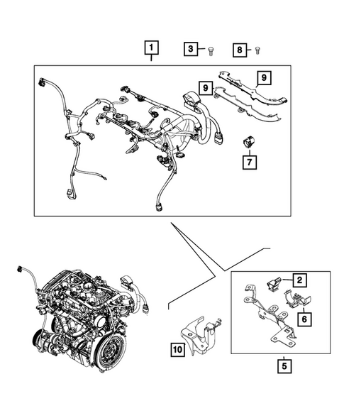 Wiring-Powertrain for 2019 Alfa Romeo 4C #0