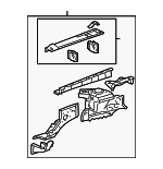 537020E010 - : Apron Assembly for Lexus: RX330, RX350, RX400h Image
