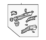 570280E905 - Body: Side Rail Assembly for Lexus: RX330, RX350 Image