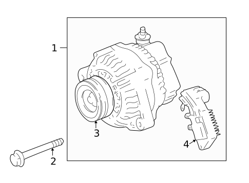 Alternator for 2008 Lexus SC430 #1