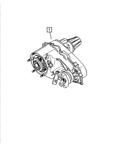 Transfer Case Assembly for 2006 Dodge Dakota #0