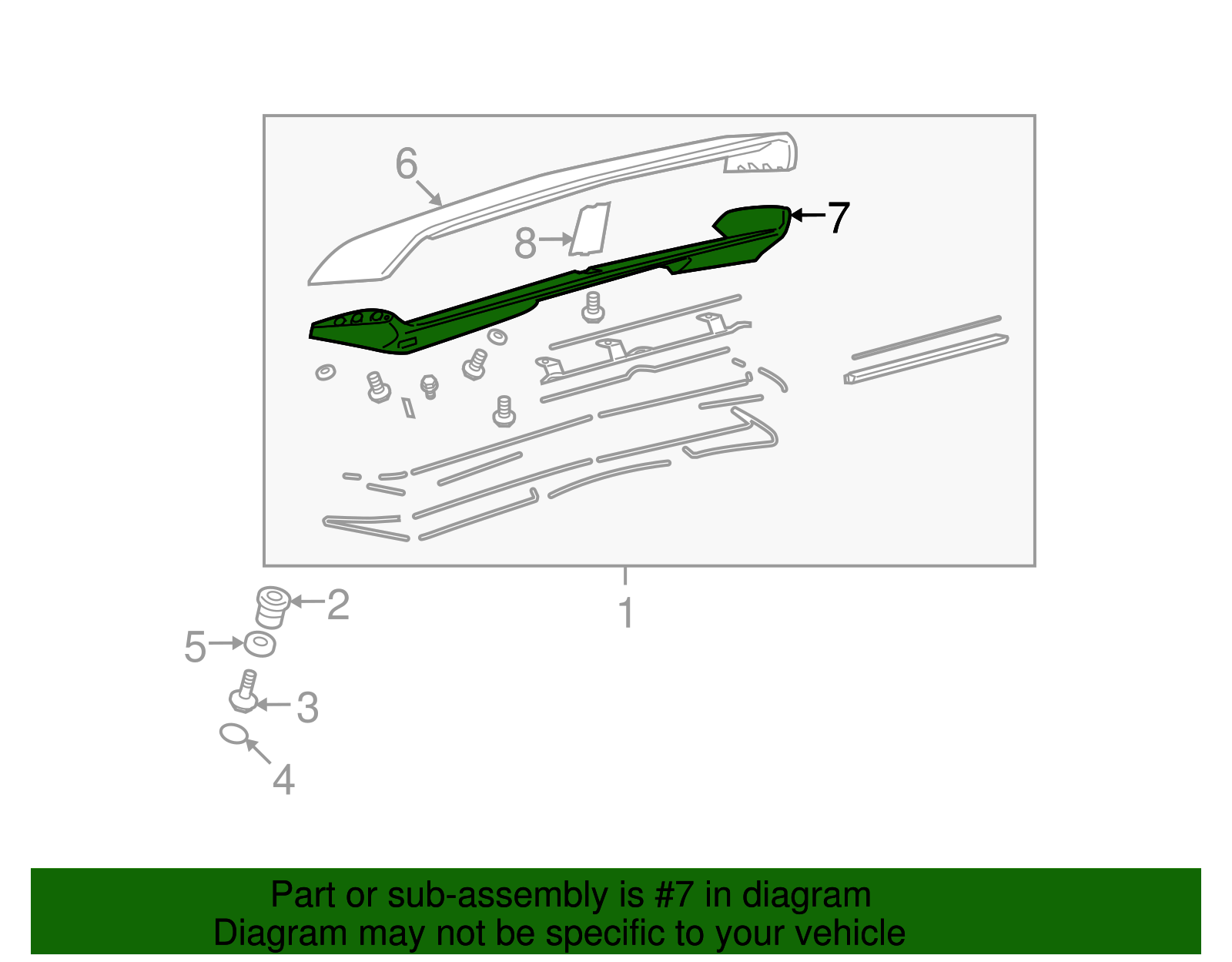 Spoiler - Nissan (K6032-1A44H)