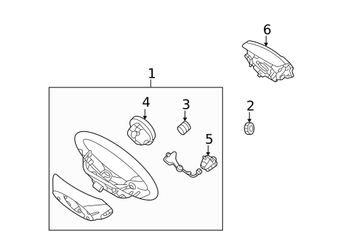 Steering Wheel & Trim for 2008 Kia Optima #0