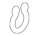 9046400562 - Body: Storage Cover Clip for Lexus: LX570 Image