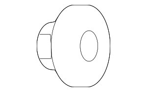 99908421001 - Body: Quarter Panel Glass Nut for Porsche Image