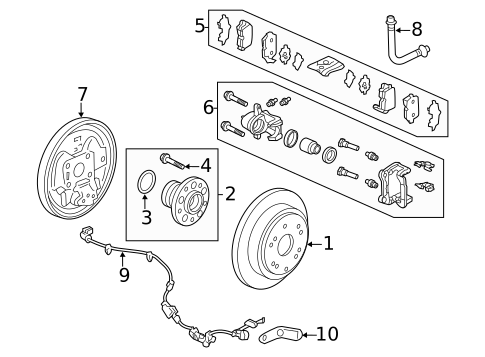 Anti-Lock Brakes for 2005 Honda Odyssey #0