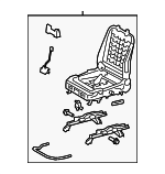 712000Z520B4 - : Seat Assembly for Toyota: Corolla Image