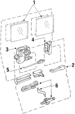 E3UZ1626600A - Body: Handle, Outside for Ford Image