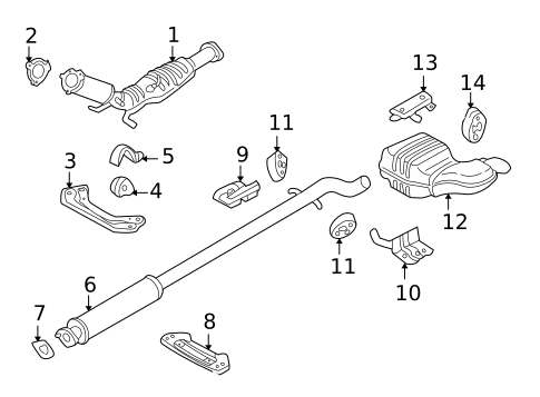 Exhaust Components for 2002 Volvo S60 #0