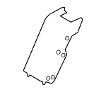589F050010A0 - Body: Rear Compartment for Lexus: LS460, LS600h Image