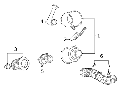 Air Intake for 1999 Ford Explorer #0