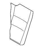 39889198 - : 2004-2007 Volvo Seat Back Cover for Volvo: S40, V50 Image