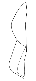 30615652 - Body: Seat Back Pad for Volvo: S40, V50 Image