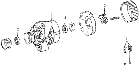 Alternator for 2002 Mercedes-Benz SLK 230 #0