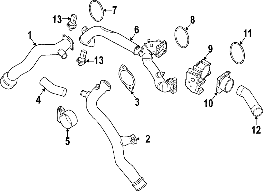 Upper Press Tube - Porsche (PAC-145-673-B)