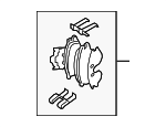 583023QA10 - : Genuine OEM Hyundai Disc Brake Set - Azera Sonota for Hyundai: Azera, Sonata Image