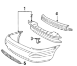 F8RZ17906AA - Body: Bumper Cover for FORD Image