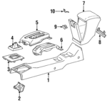 5880817031C0 - : Cover Sub-Assembly,  Shifting Hole for Toyota Image
