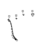 68593355AB - : Light Pipe - Led Lamp, Right for Mopar Image