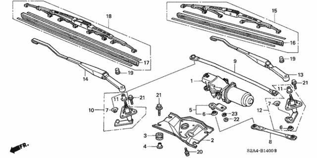 Front Wiper for 2002 Honda S2000 #0