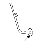 15144AA300 - Engine: Guide Tube for Subaru: Ascent, Crosstrek, Forester, Impreza, Legacy, Outback, WRX Image