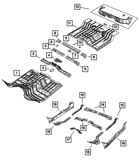 Floor Pans for 2022 Ram 3500 #0
