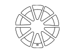 22240109027X46 - Tire &amp; Wheel: Wheel for Mercedes-Benz Image