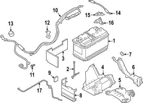 Battery for 2021 Jaguar E-Pace #0