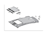 1666902150 - Trim and Lining: Trim, Roof for Mercedes-Benz Image