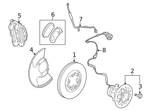 Front Brakes for 2007 Isuzu i-370 #0