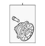 51750J5500 - : Hub Assembly for Hyundai Image