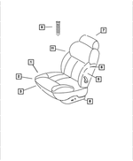 5093532AA - Interior Trim: Seat Cushion Frame, Right &amp; Left for Mopar Image