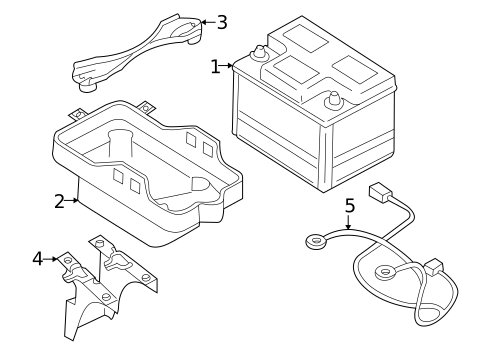 Battery & Related Components for 2006 Mercury Mariner #0