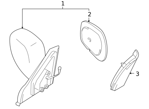 Outside Mirrors for 2002 Chevrolet Tracker #0